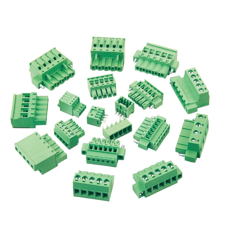 2,54 mm 3.813,5 mm a 5 mm 5.08mm 7.5mm 10mm 2 3 4 5 6 7 8 9 10 12 14 16 18 20 22 24 pinos do bloco de terminais de parafuso de montagem de PCB 300V 15A