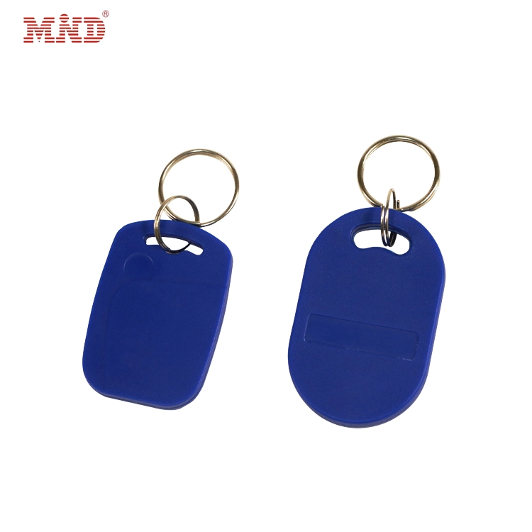 Customize OEM Color Print Logo Square Key Fob Blank Clear Acrylic Photo Keychain Contactless RFID Tag Key Fob