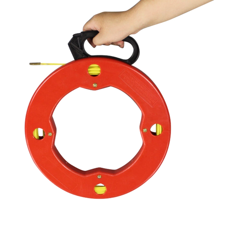 Automatic Nylon Polyester Electrical Tool for Cable Wire Pulling, Steel Metal Fiberglass FRP Fish Tape Wire Puller