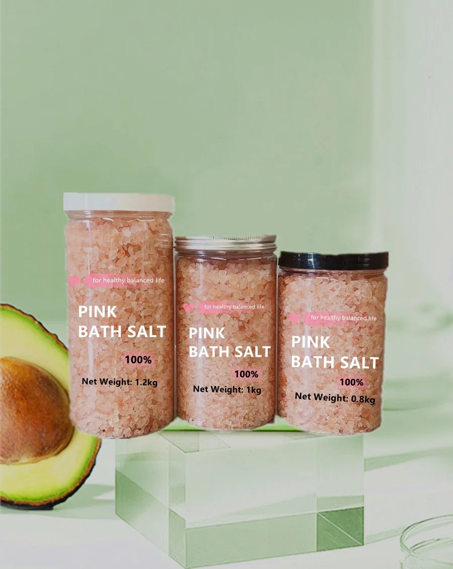 Bain fruité OEM en gros ensemble de sacs de sel bain à fleurs Calm Bath Sels trempette au sel d'Epsom