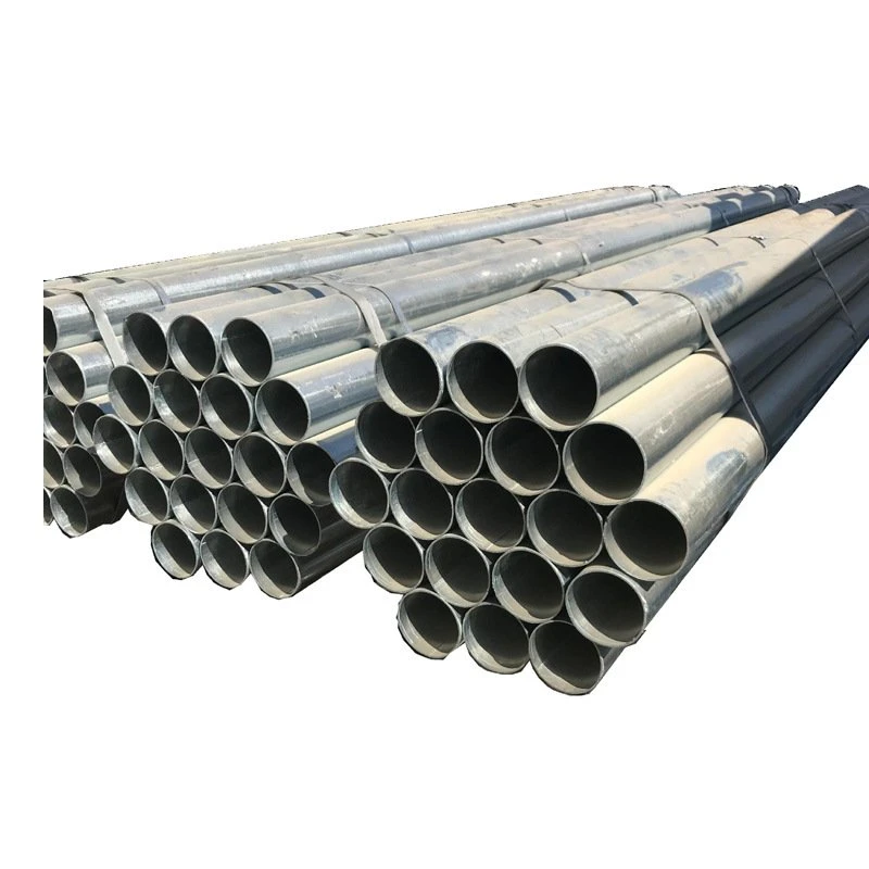 Sch 40 BS1387 Construction Materials 100mm ERW Welded Pipe Steel Tubing Price Galvanized Pipe