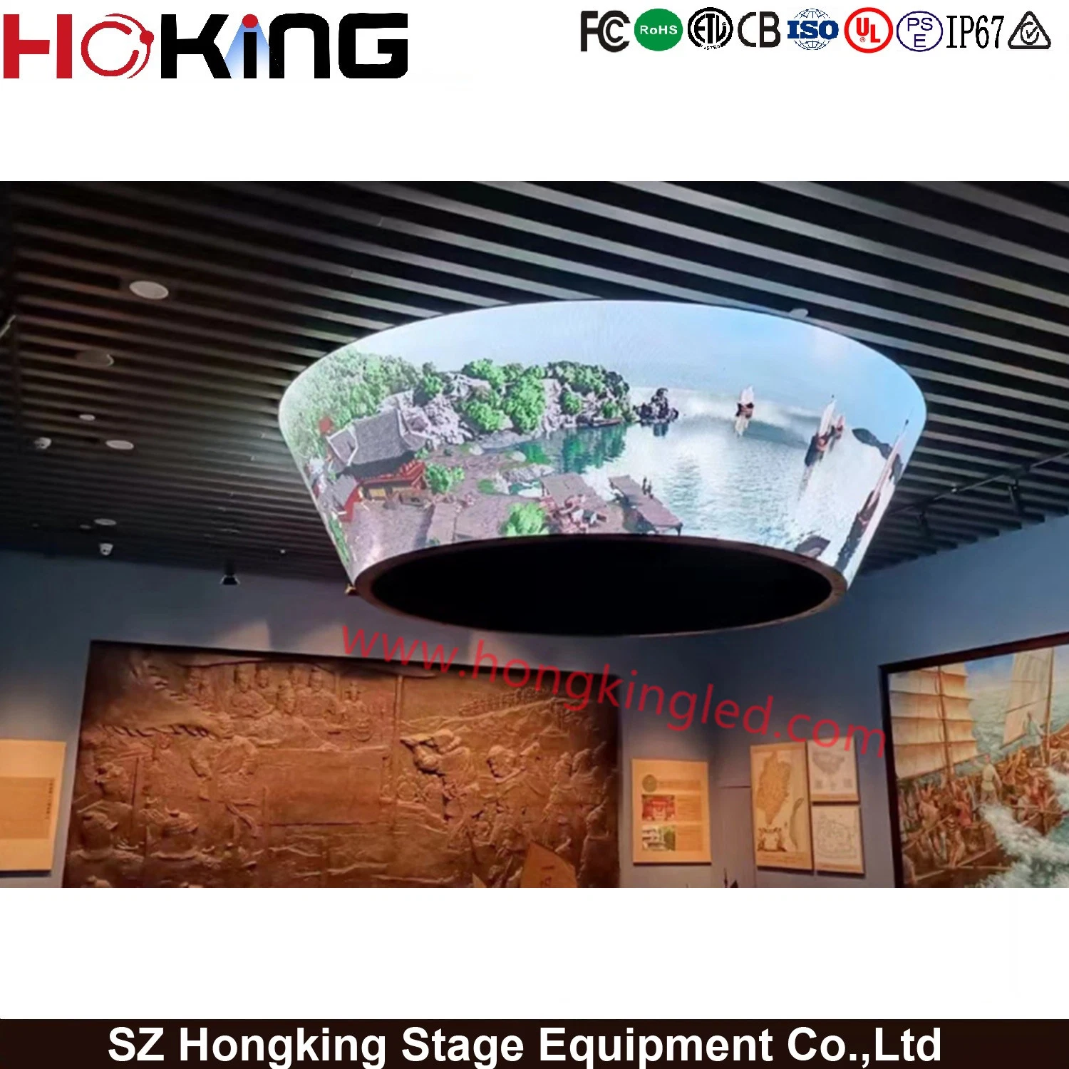 Full Color Indoor Curved P2.5 P4 P5 Flexible LED Video Display Screen Wall Soft LED Module