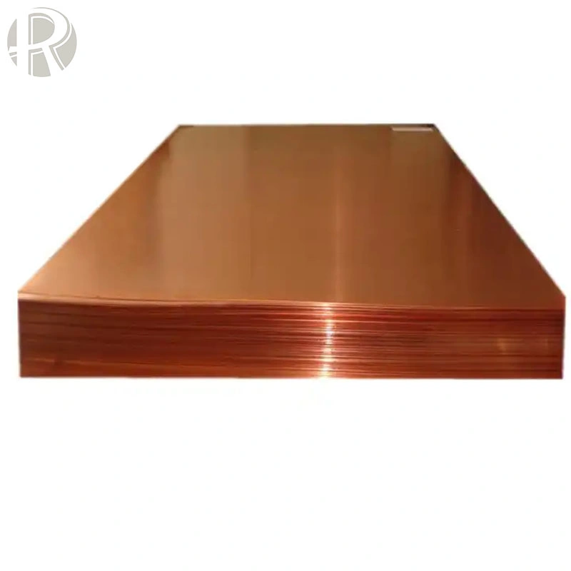 Vente en gros plaques pour cathodes en cuivre 3mm 5mm 20mm épaisseur 99.99% Feuille de cuivre T2 4X8FT fournisseur de cuivre