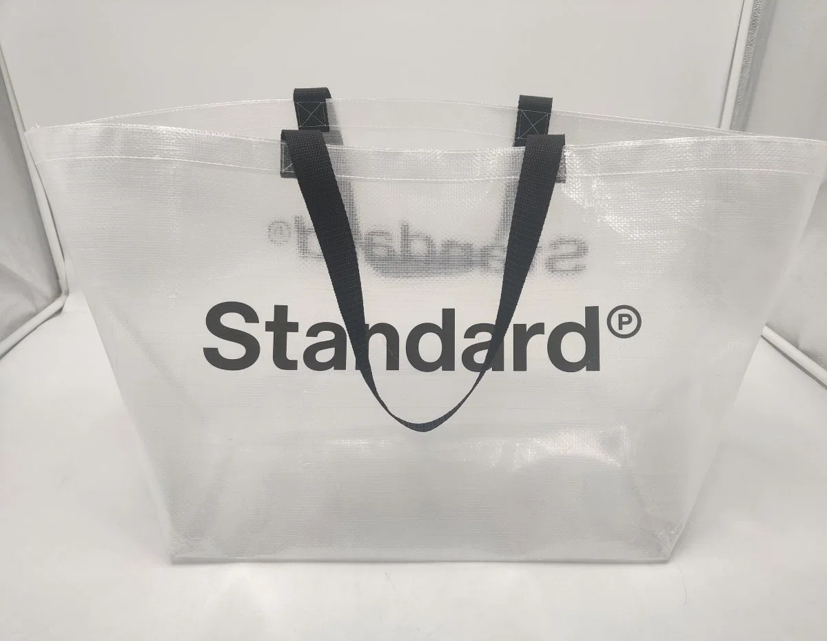 2022 Горячая распродажа Новая PP Clear Non Woven Shopping Tote Упаковка долговечная 100% переработанная ламинированная нетканая подарочная сумка Реклама Упаковочный пакет из полипропилена, не из тканого материала