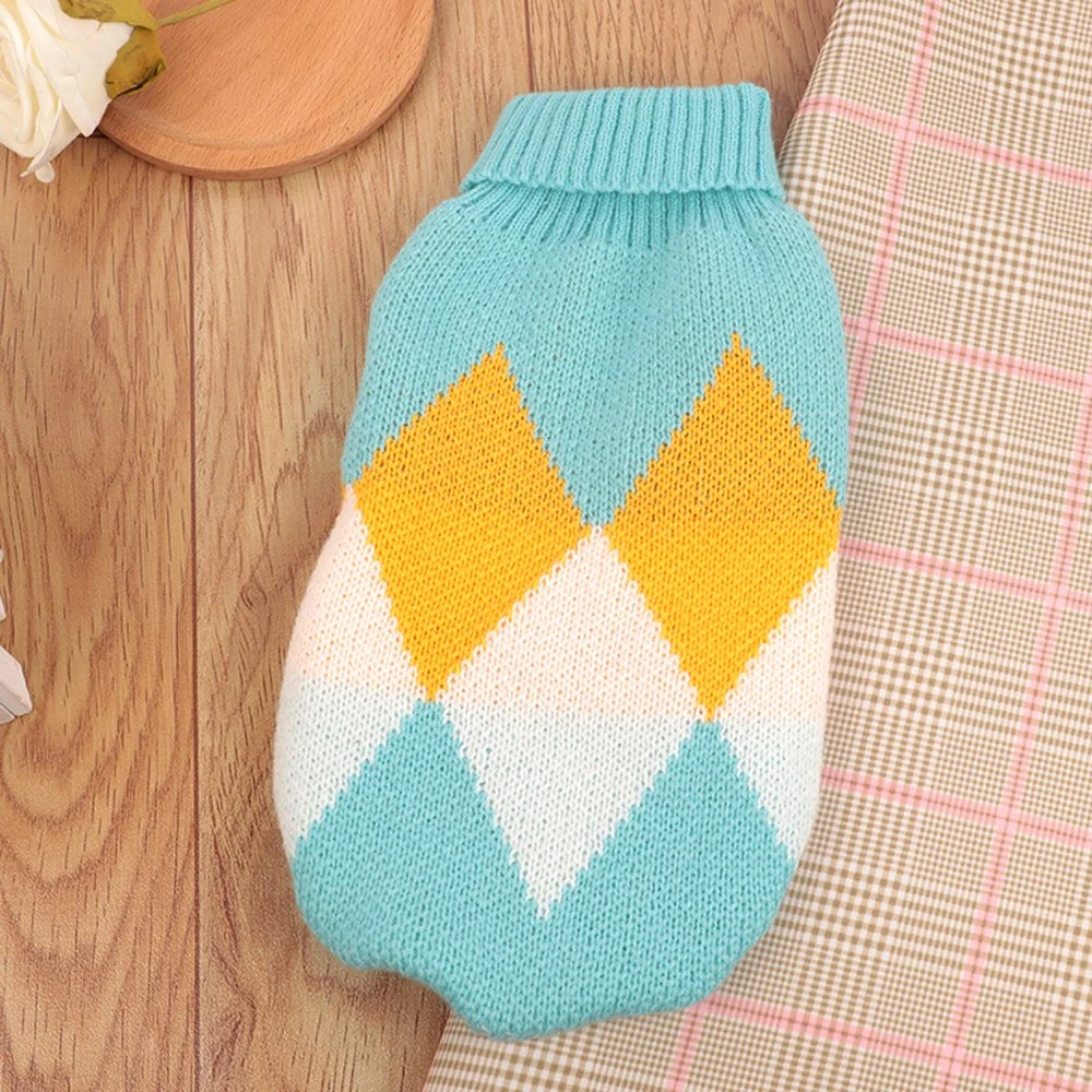 Factory Manufacturer Custom Winter Cotton Hand Crochet Knitted Cat Coats Pet Dog Clothes Sweater Clothing for Dog and Cats