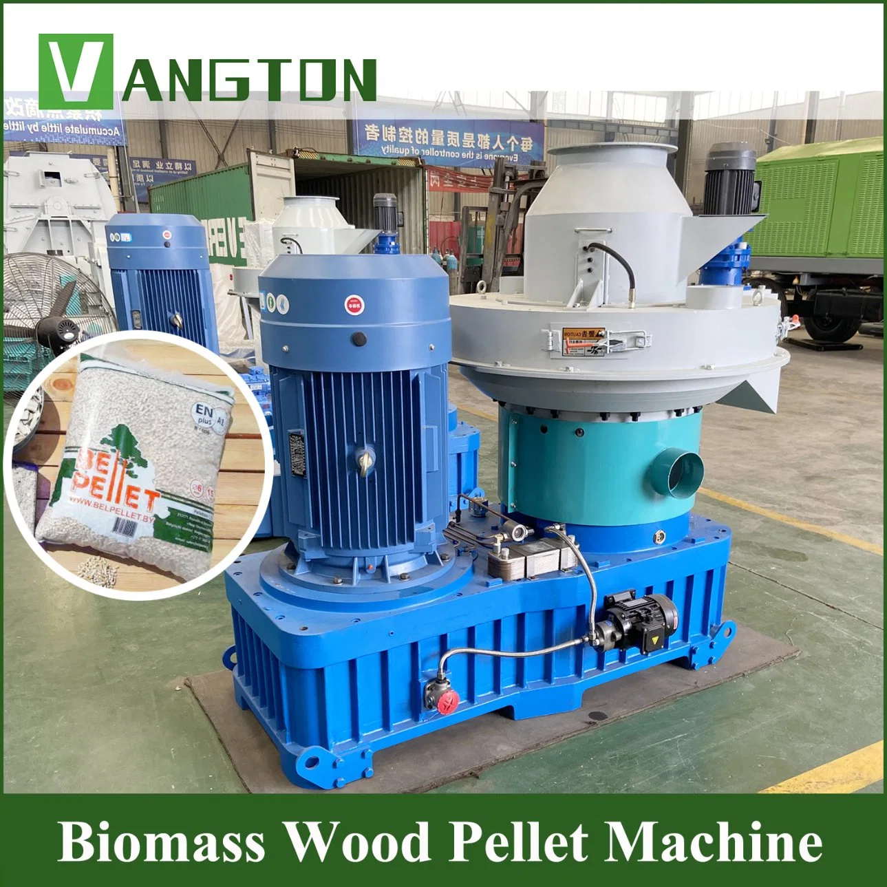 Professional Wood Pellet Machinery Supplier with SKF Bearing Lpm 560 760 860