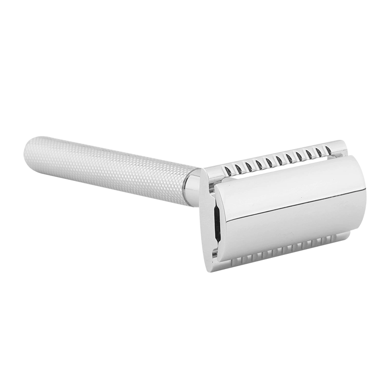 D657 Plastic Free Zinc Alloy Razor Head and Brass Handle Men&prime; S Shaving Safety Razor