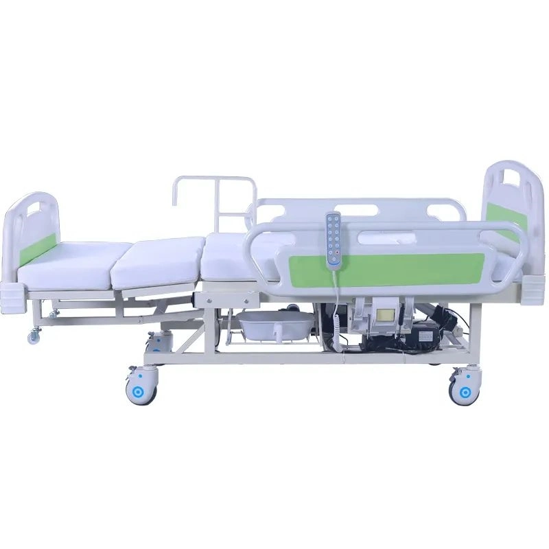 Homecare Hospital Medical Bed with Toilet Folding Electric Column ICU Bed with Scale Hospital Equipment List