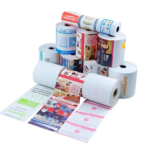 Thermal POS Till Paper Rolls 80*80mm 57*40mm Thermal Receipt Paper