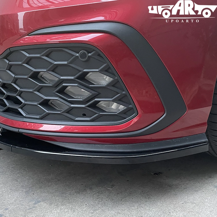 ABS Plastic Carbon Fiber 3 Parts Front Lip Trim for VW Volkswagen Golf 8 Gti Mk8 Gti