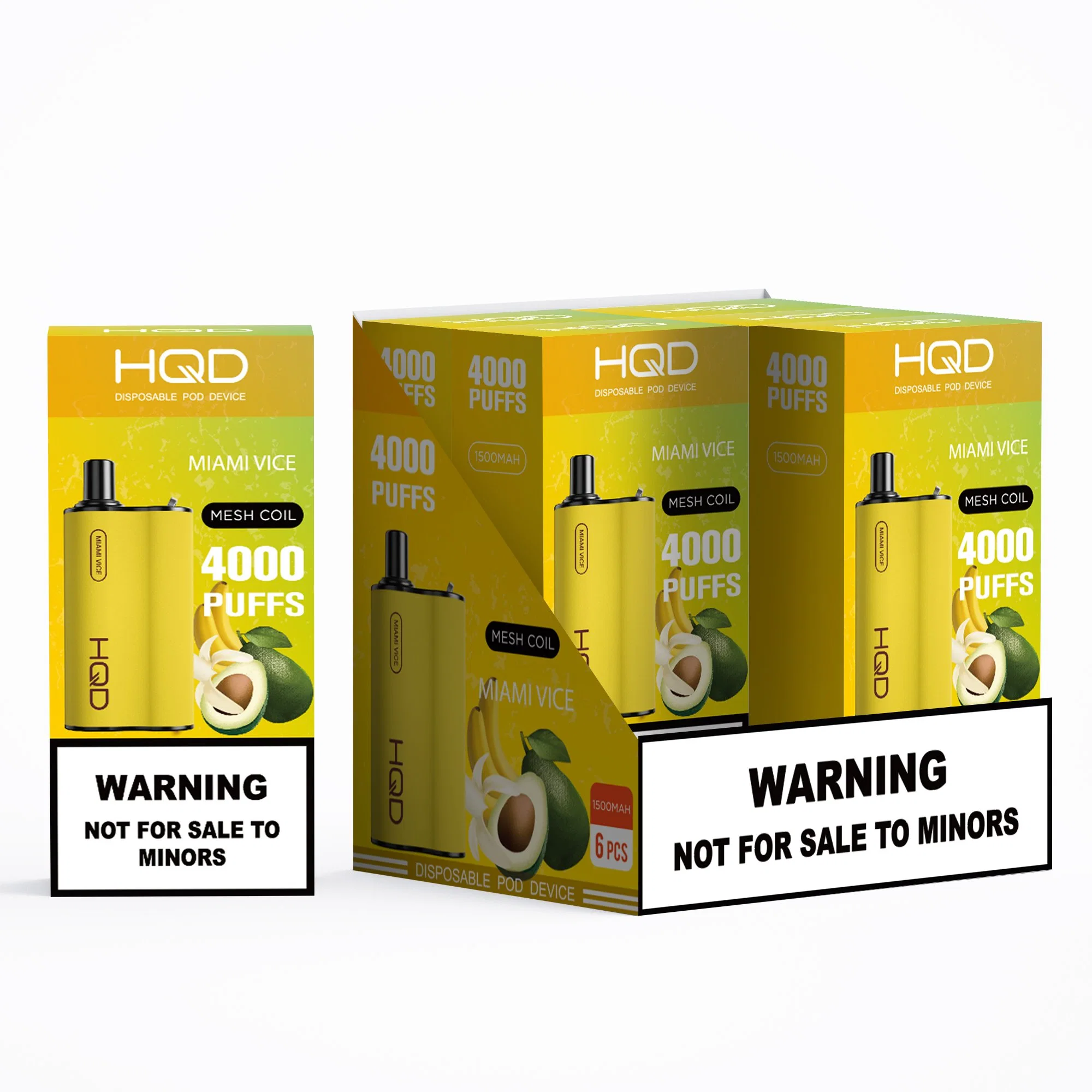 Hot Sale 4000 Puffs Miami Vice Hqd Disposavble Box Vape