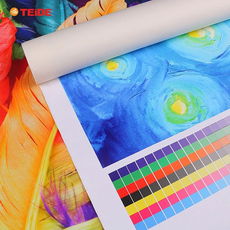 100% Cotton Printing Roll Canvas for Digital Printing/Eco-Solvent Ink/Giclee Printing