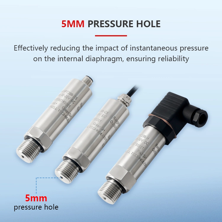 Alta precisión compacta inteligente de acero inoxidable Piezoresistivo SS316L presión personalizada Sensor