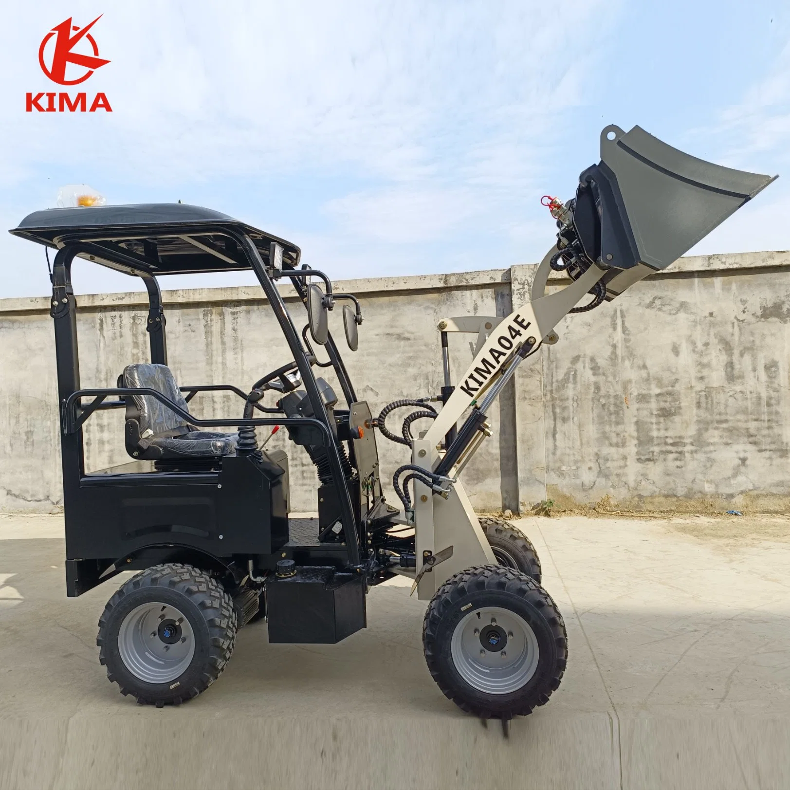 Energy Saving mini electric truck loader KIMA04E with CE certificate