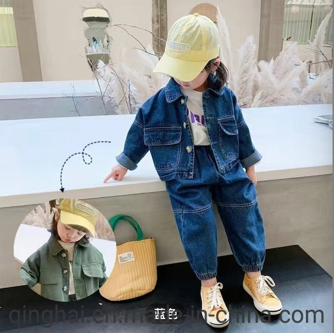 87 Kinds of Newest Design Item Number Ss8030 Sports Wear Little Girl Sport Suit