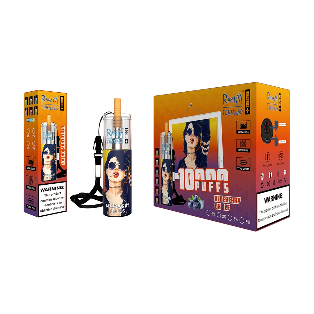 Big Puff ecig Rauchen Kit Puffs Vape Randm RM Einweg Vape RGB Light Wiederaufladbare 10000 Puffs