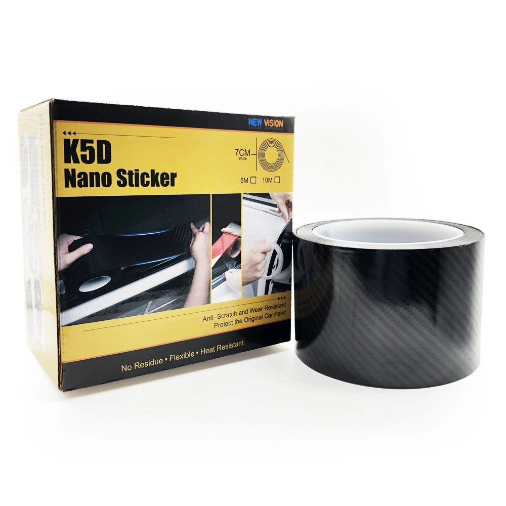 Carbon Fiber 5D Nano Tape Car Door Sill Protectors Tape Exterior Accessories