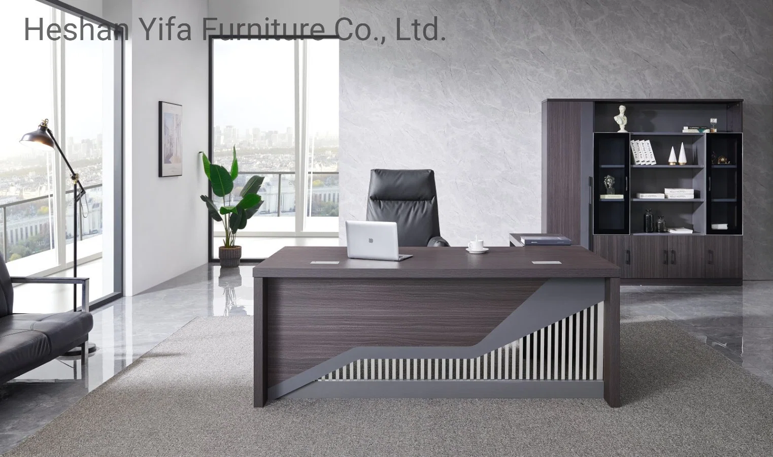 Mesa moderna de Yifa Director de madera Mesa Oficina Muebles Escritorio