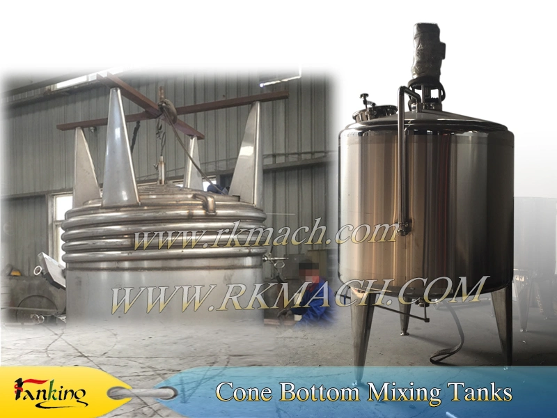 Stainless Steel Mixing Tanks for Lotion Cream Gel Detergent Liquid Soap Mixer