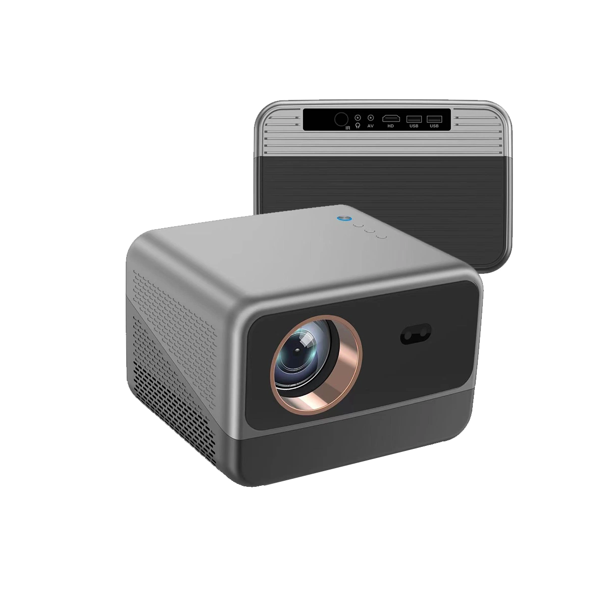 جهاز إسقاط صغير LED Hometeater Android Wireless Projector WiFi Bluetooth Video تلفزيون