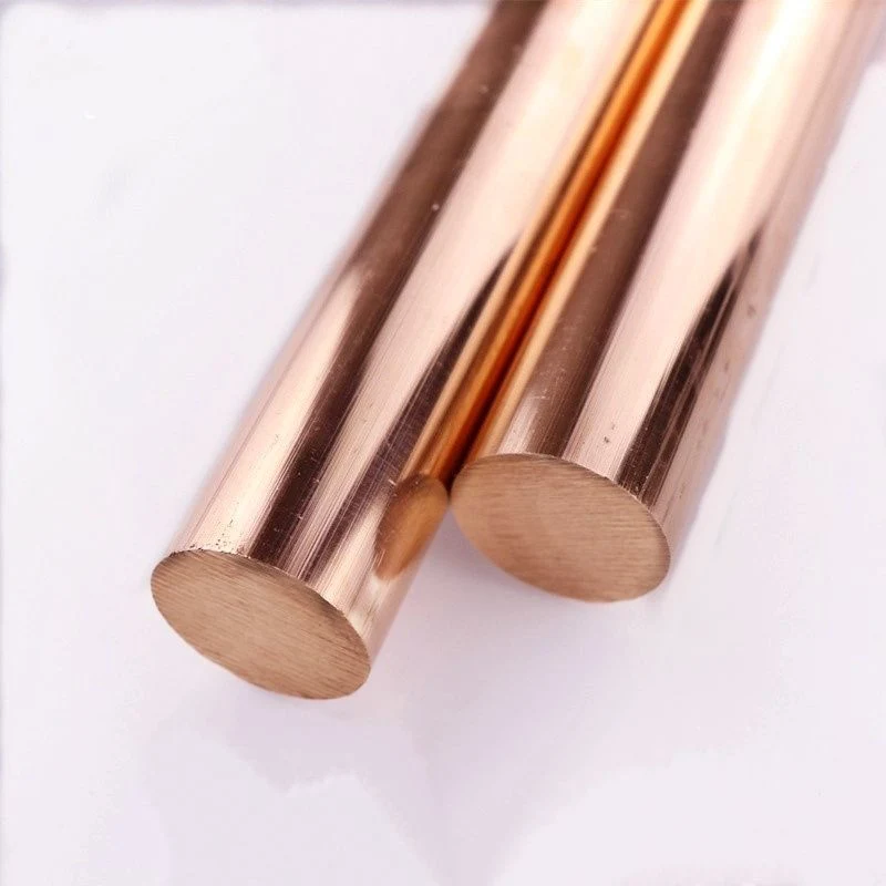 99,99% من China Pure Copper C1100 T2 Tp1 Brass Round Bar سعر قضيب النحاس لكل كجم
