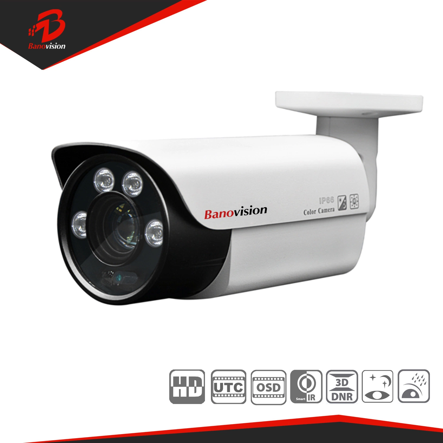 Безопасности Banovision 2MP 1080P цифрового видеонаблюдения 4 в 1HD Video IR водонепроницаемый Bullet 10x зумом