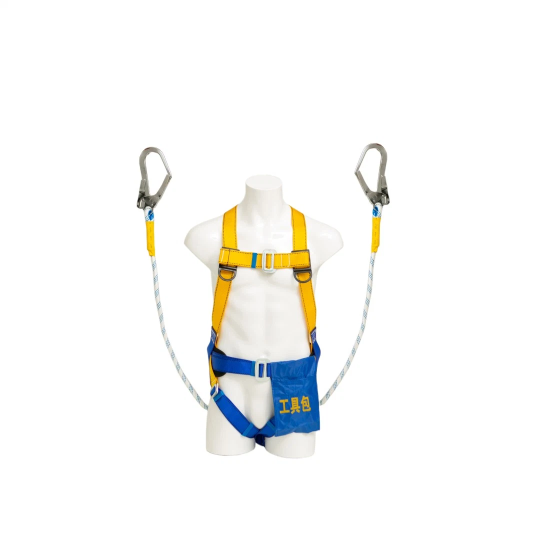 Worker Aerial Working CE PPE Webbing Fall Arrest Full Body Safety Harness