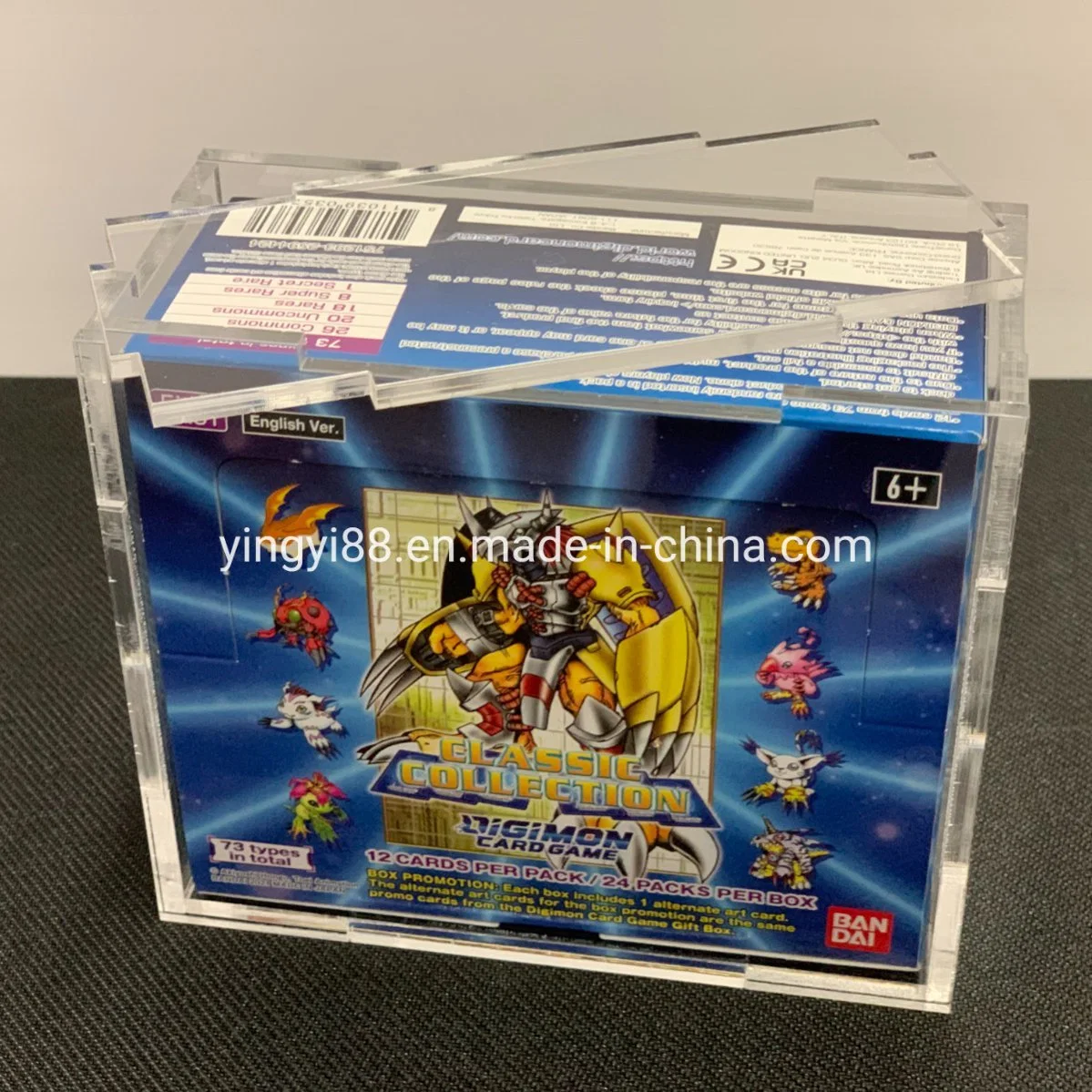 OEM Transparent Acrylic Booster Box with Lid