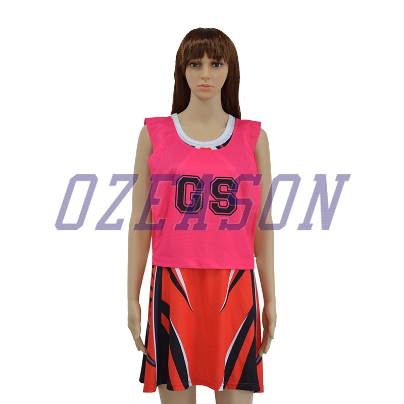 Free Design Sample Sublimation Netball Jersey Team Unify Logo Netball Training Uniforms Dress