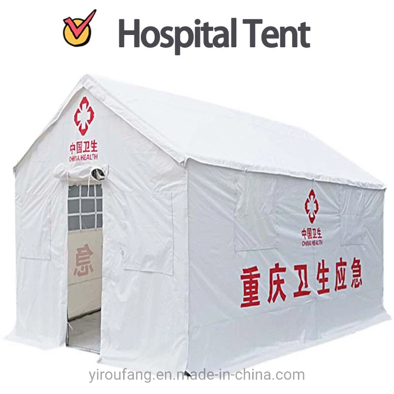 China Emergency Tents Novel Structure Good Waterproof and Rainproof Performance Refugee Tent Green Shelter Tents 4 Person for Un Emergency Tent