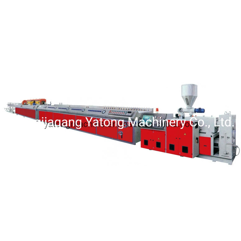 Yatong Wood Plastic Profile Extrusion Line with Film Packing