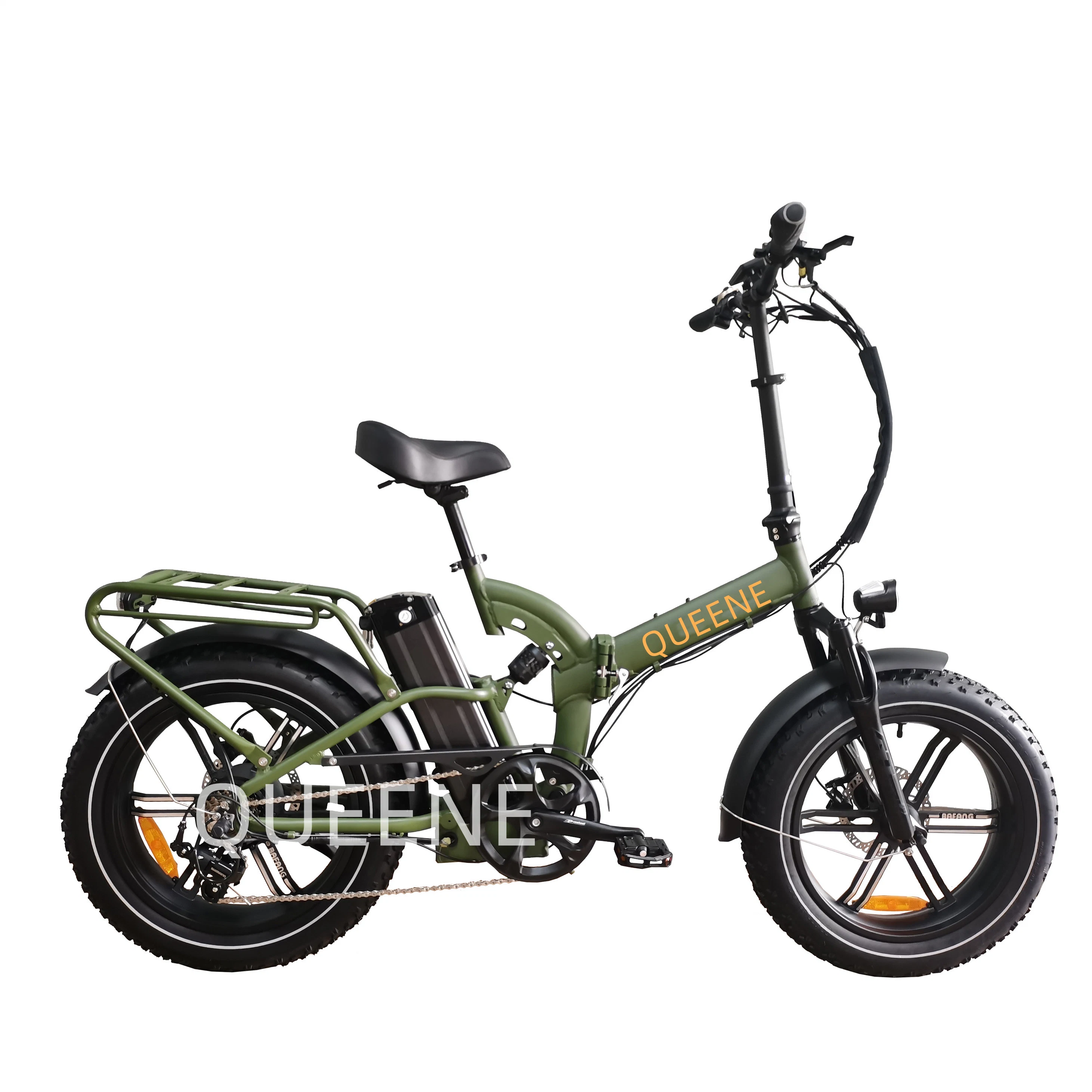 20 Zoll Fat Tire Elektro-Fahrrad mit voller Federung eBike 48V Ebike Am Strand