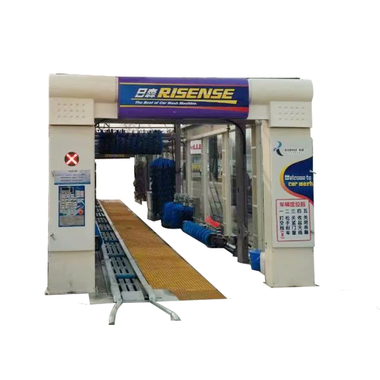 United Kingdom High Pressure Rollover Car Wash Machine Prominent Germany Wax suction pump with Drying System