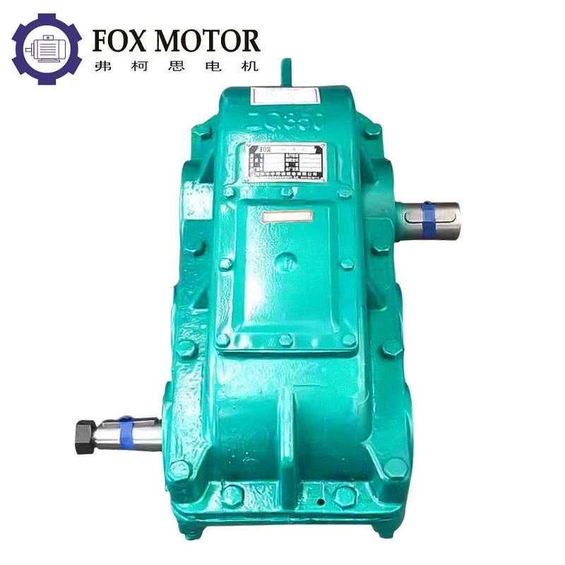 Hot selling soft tooth gear cylindrical gearbox  transmission Reducer ZQ500  JZQ650 gear speed reducer