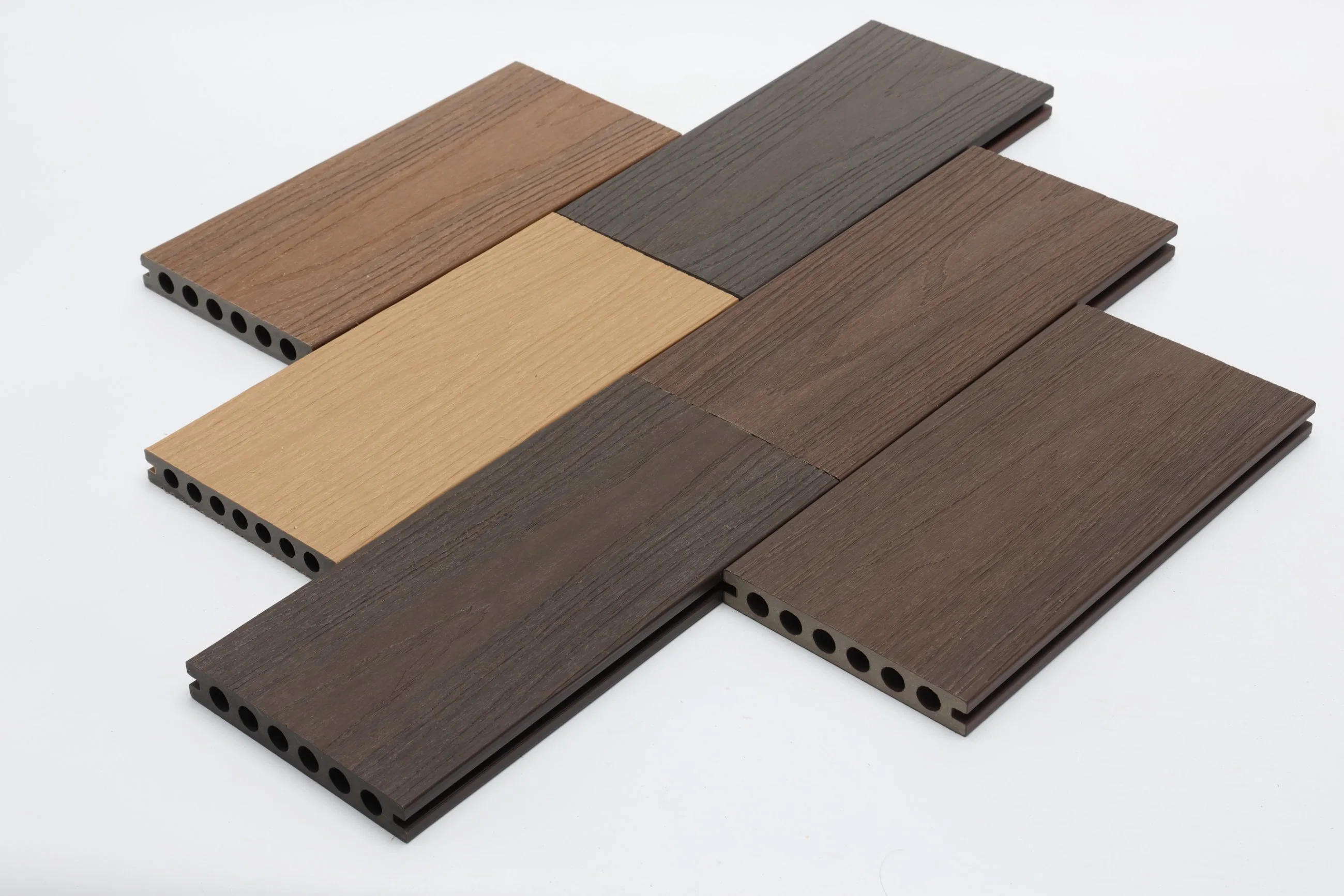 Hot Wood Grain Plastic Flooring Deck Flooring Composite Decking WPC Board