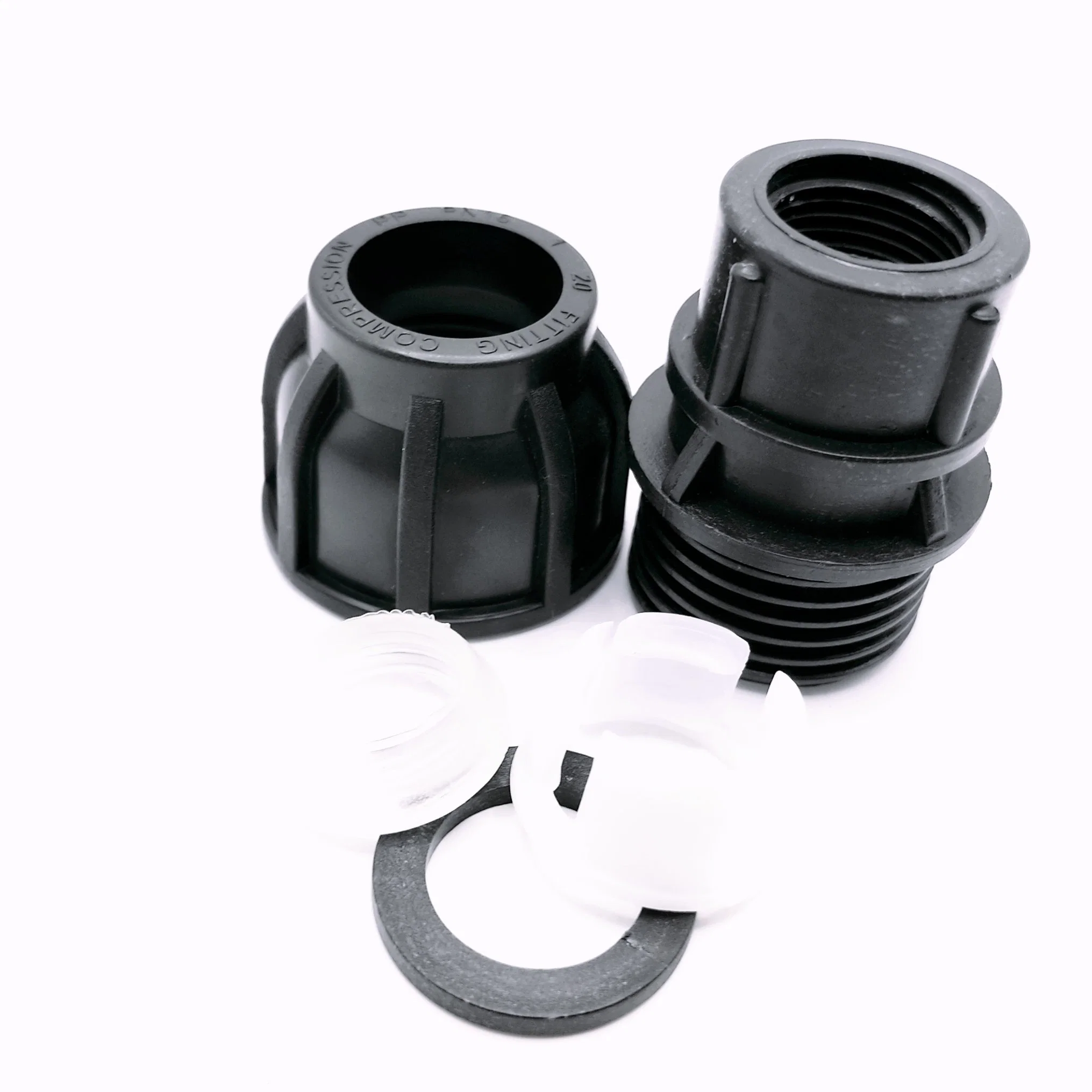 External Wire Direct Pipe Fitting PP Quick Connect