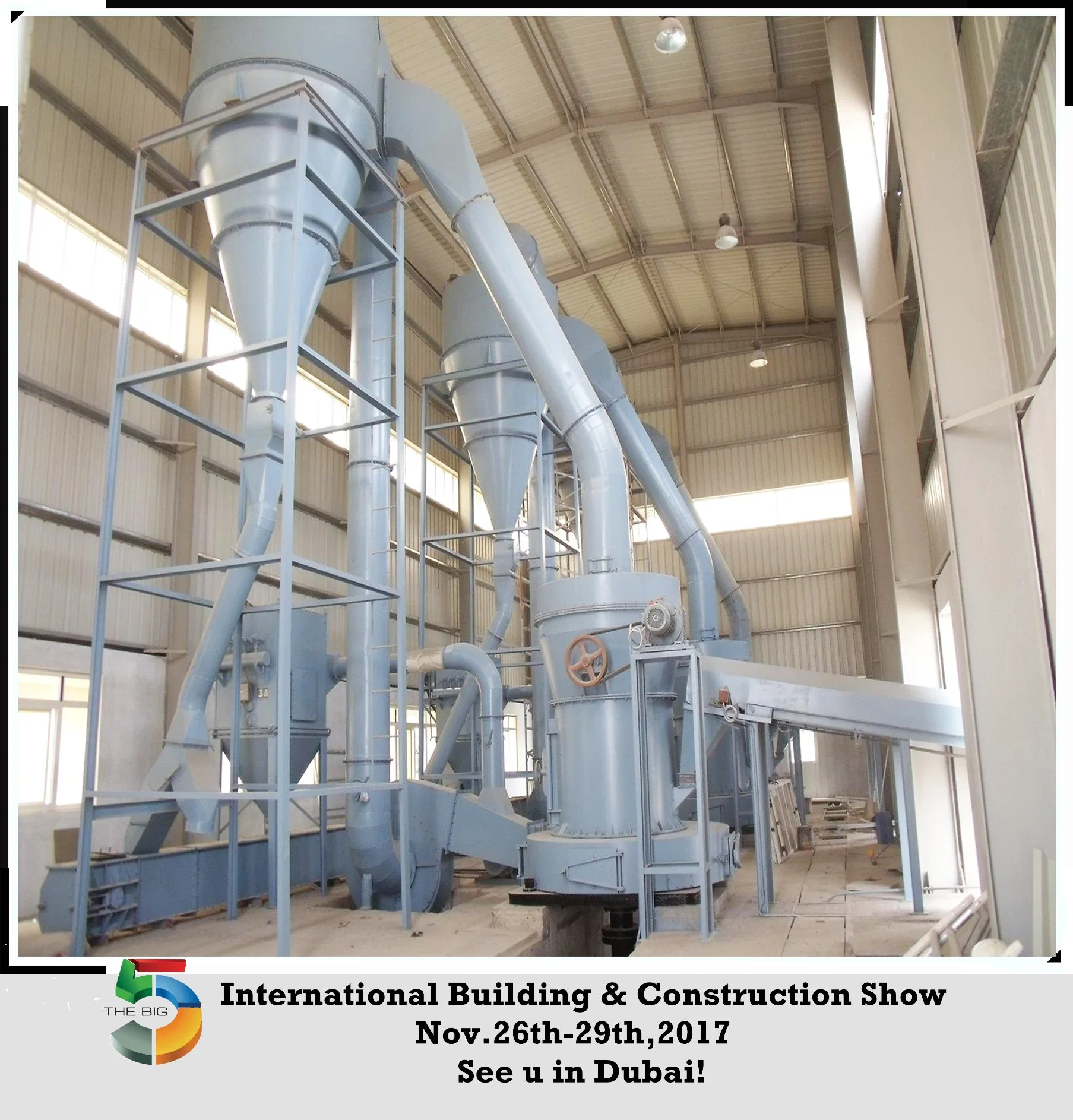 Gypsum Natural Stucco Powder Production Line 20t/Year