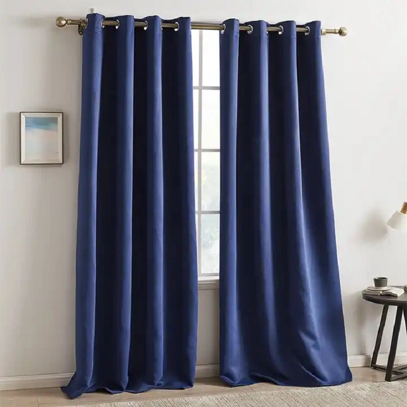 Polyester Solid Color Blackout Curtains Homeluxury Blackout Window Curtains for Bedroom