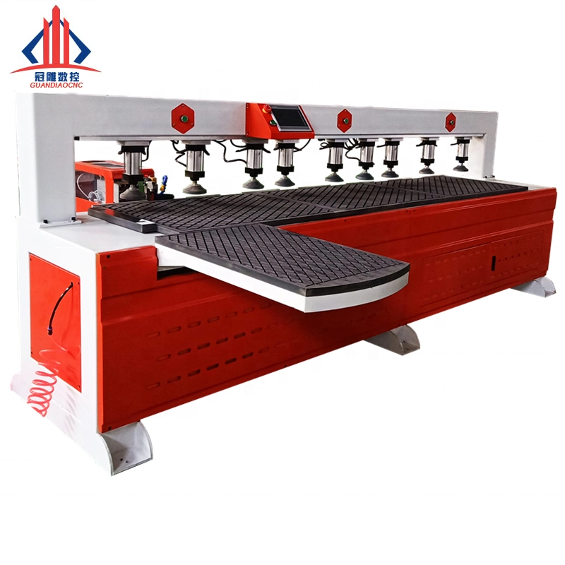 Side Hole Wood Furniture Punching Laser Drilling Machine/ Woodworking CNC Side Hole Puncher