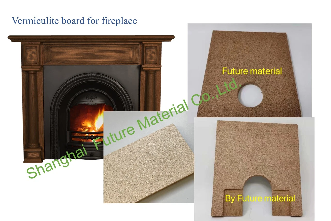 Vermiculite Board for Pellet Stoves Low Density Higher Fireproof 25 mm