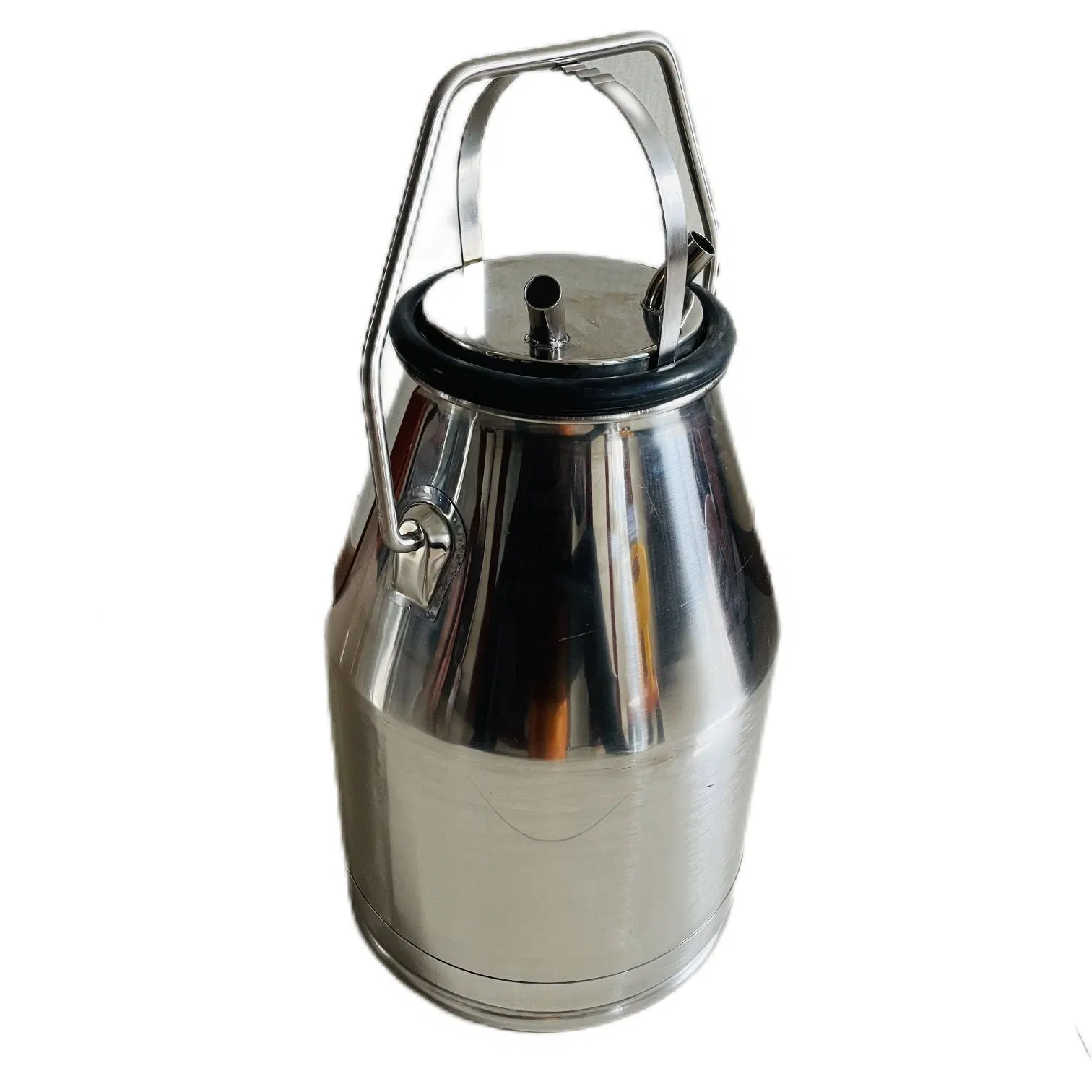 Stainless Steel Milk Bucket with Cow Milk Cluster Container Sheep Milk Tank