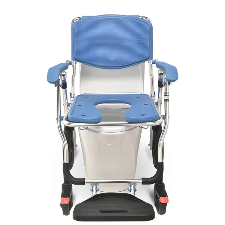 Heinsy Disabled Transport Armrest Cloth Cover Shower Commode Tiolet Chair for Elderly Care.