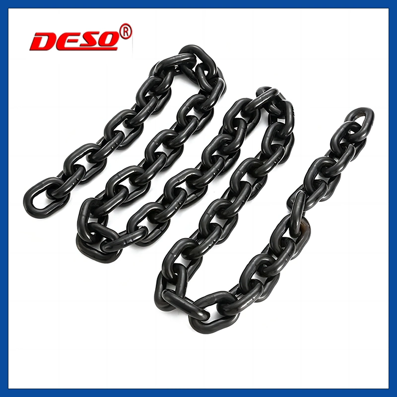 Marine Hardware G80 Alloy Steel Black Lifting Link Load Chain