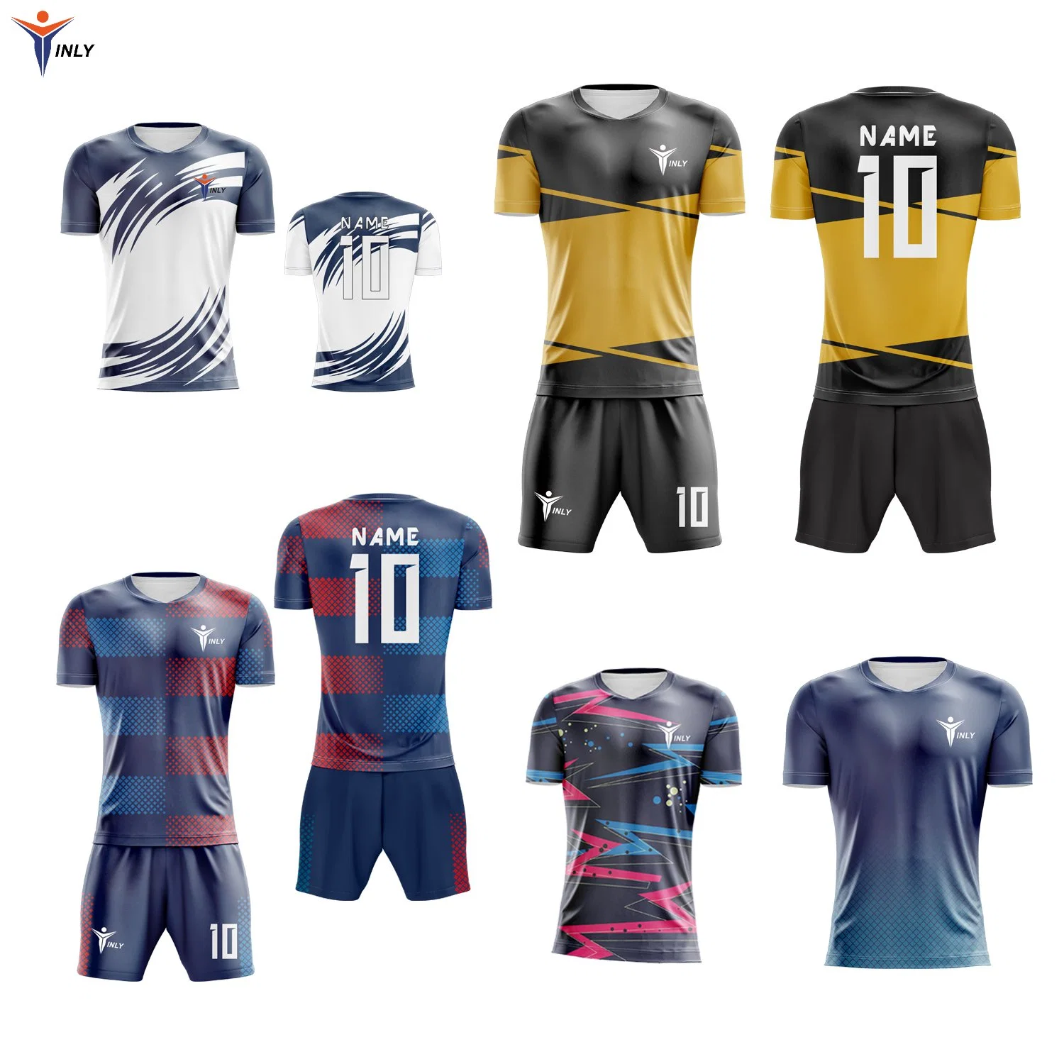 Vêtements de sport en gros personnalisés pour le hockey, le rugby, le baseball, les vêtements de gym, les shorts de basketball, l'uniforme de polo, le maillot de cyclisme, le maillot de football et de soccer.