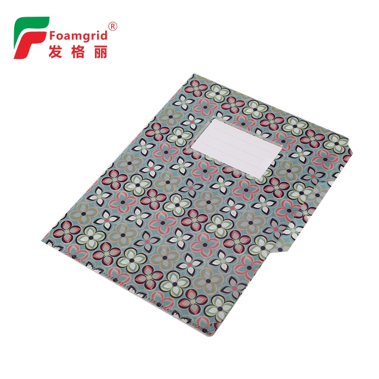 A4 School Stationery Office Supplies Durable Folder Floral File (Bag Paper)