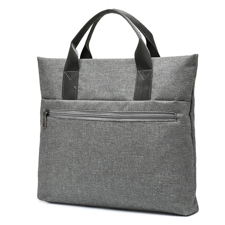 Custom Business Casual Office Handbag Canvas Travel Hand Bag Laptop Bag