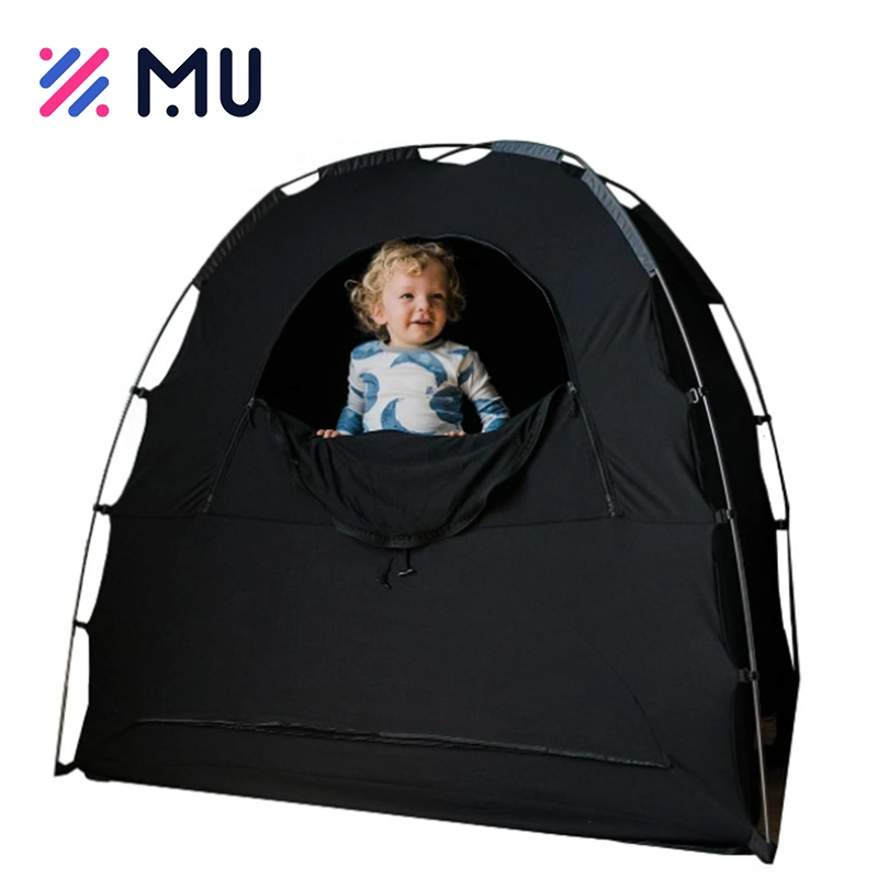 Foldable Portable Mosquito Net Blackout Canopy Crib Cover Crib Tent for Baby Bed
