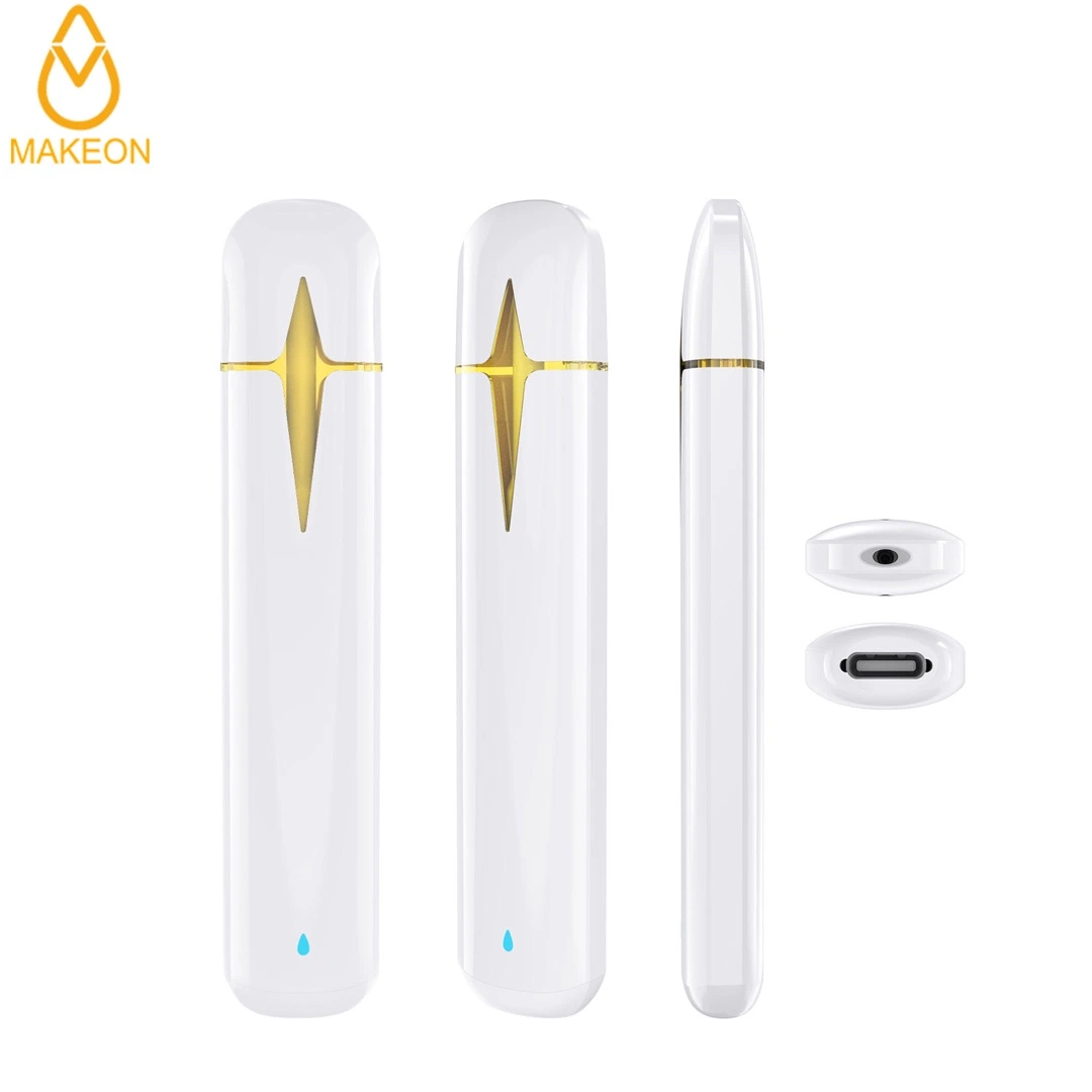 Makeon Cusotm Dx 2 Gram Rechargeable Disposable/Chargeable vape Vape Bar 2.0ml Thick Oil Tank Pod Cart Pen Support Customize Logo OEM Design