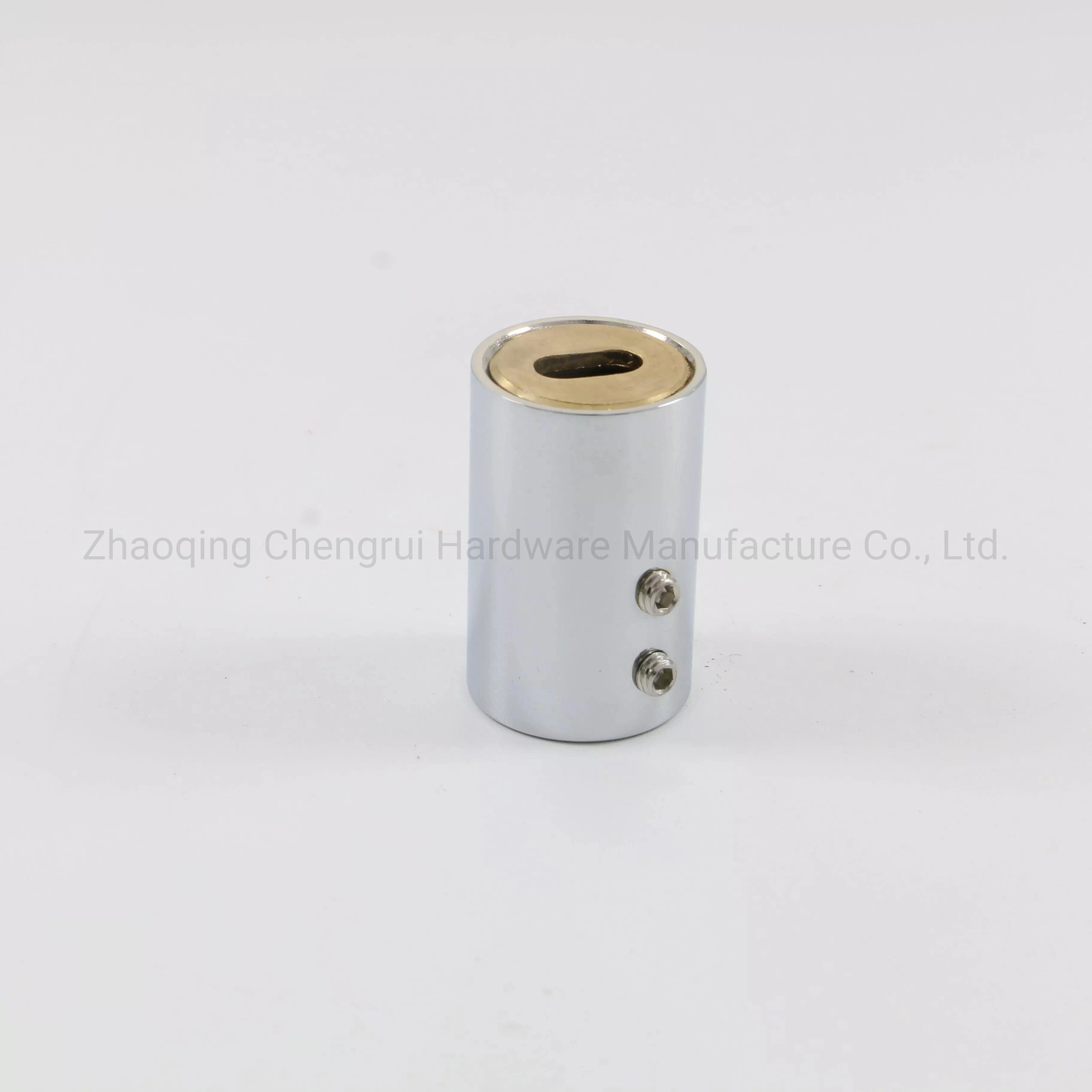 Stainless Steel Wall to Pipe Connector Bathroom Glass Door Accessories