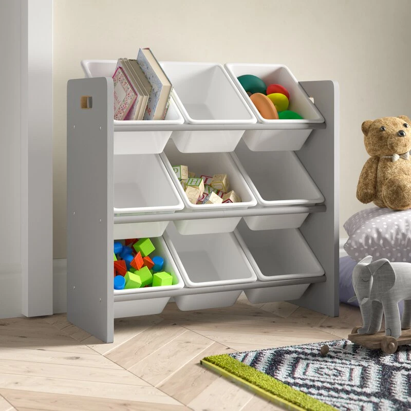 ODM OEM Cute Wood Children Storage Wood Toy Cabinets for Kid